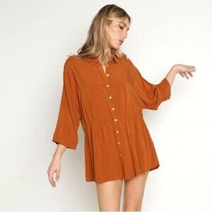 L*Space Pacifica Tunic Amber Women's Size XS/S